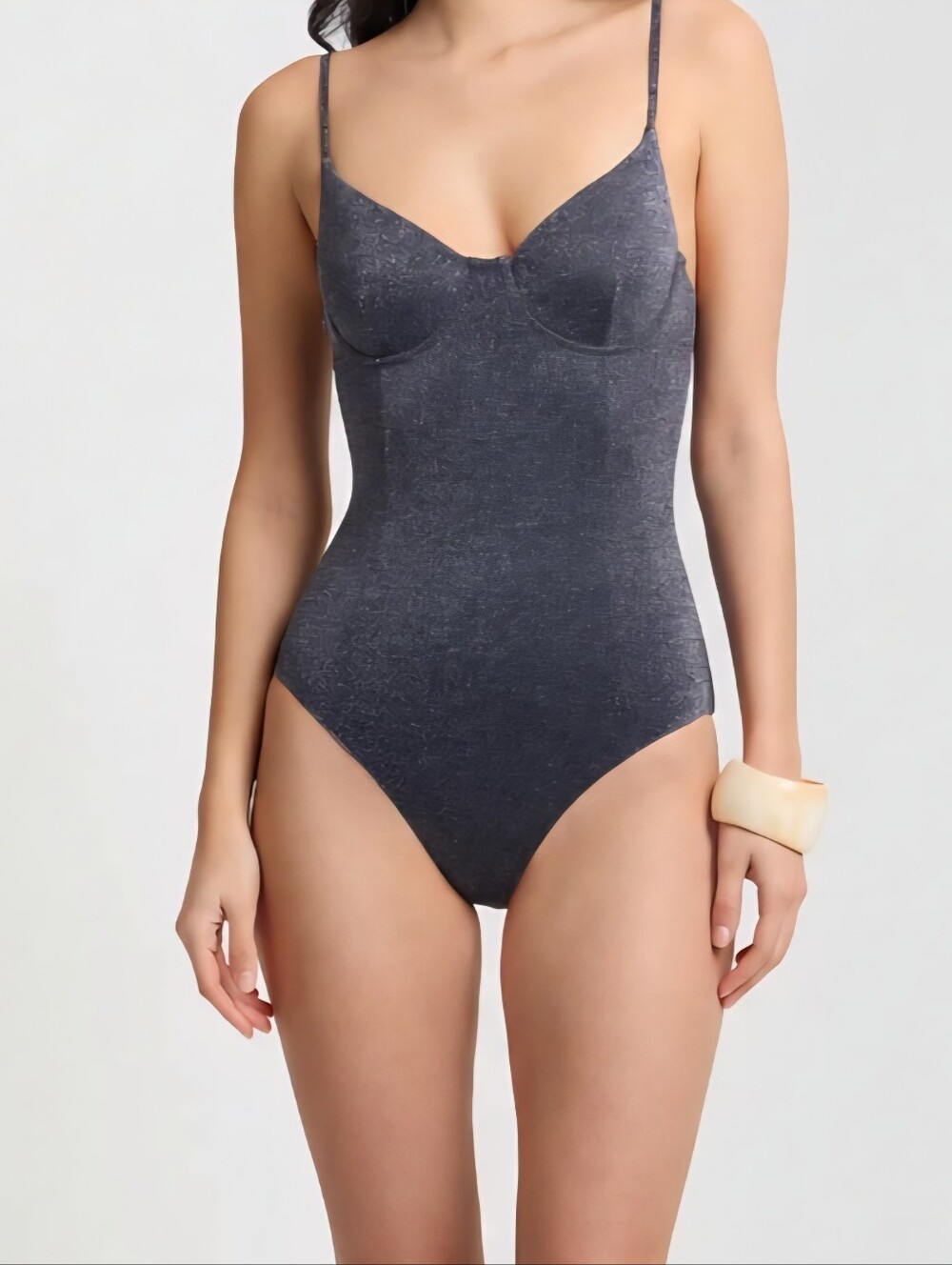 NWT Onia Chelsea One Piece Swimsuit Noir Navy Shimmer Size Small